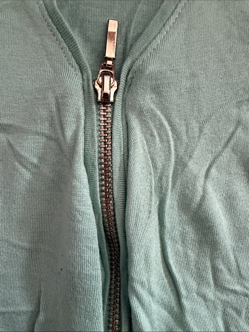 Dynamite Light Mint Front-Zip Racerback Tank - Picture 3 of 4